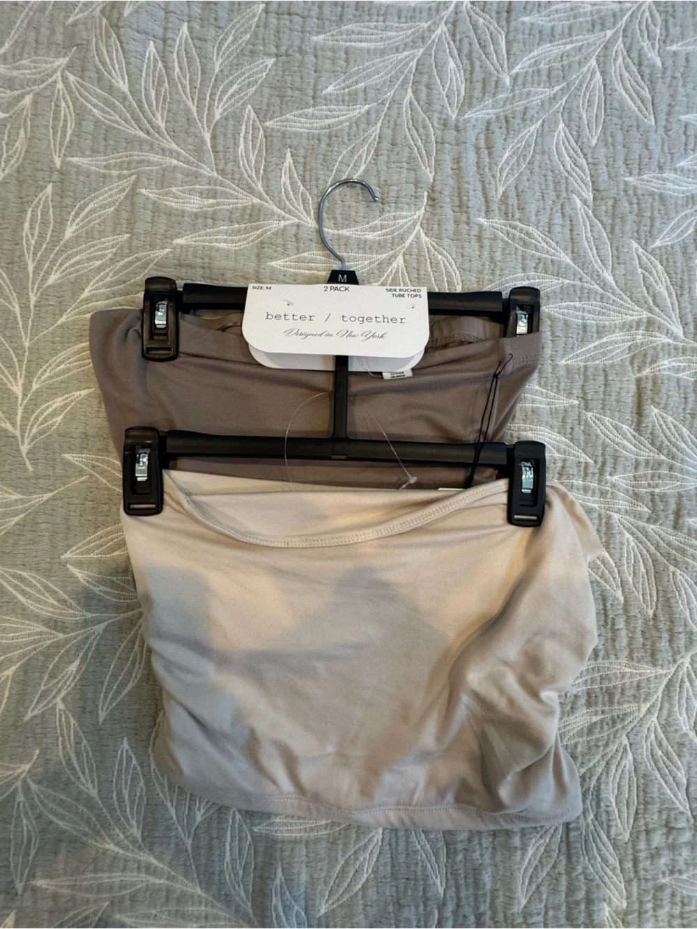Better Together Women’s 2-Pack Seamless Bandeau - Taupe & Light Beige